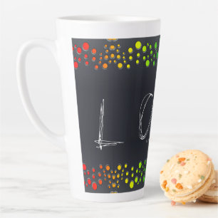SlipperyJoe Liebe Blasen rot-orange-gelb-grün c Milchtasse