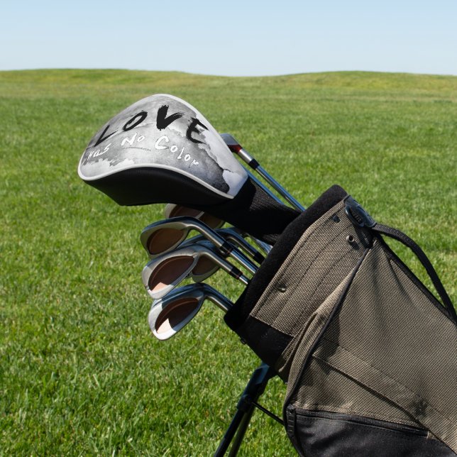 SlipperyJoe-Liebe hat keine Hautfarbe Golf Headcover (In SItu)