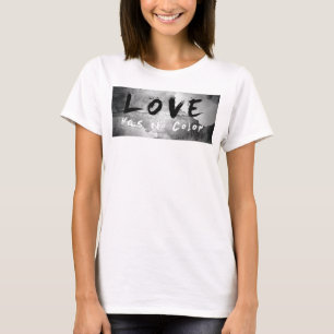SlipperyJoe Liebe hat keine Hautfarbe Rassen-Hautt T-Shirt