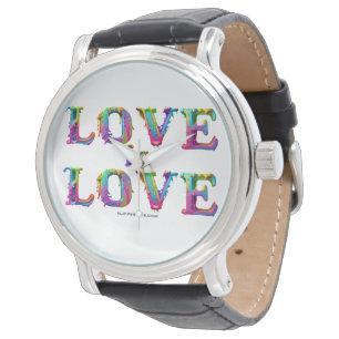 SlipperyJoe Liebe ist Liebe tropfend schmelzend dy Armbanduhr