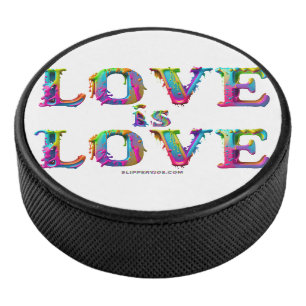 SlipperyJoe Liebe ist Liebe tropfend schmelzend dy Eishockey Puck