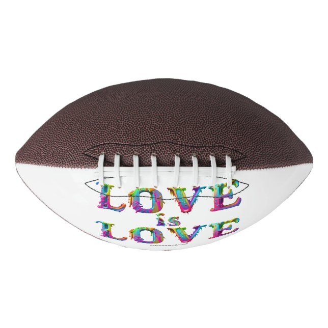 SlipperyJoe Liebe ist Liebe tropfend schmelzend dy Football (Vorderseite)