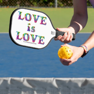 SlipperyJoe Liebe ist Liebe tropfend schmelzend dy Pickleball Schläger