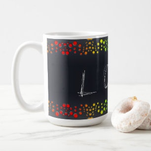 SlipperyJoe liebt Blasen rot orange gelb grün c Kaffeetasse