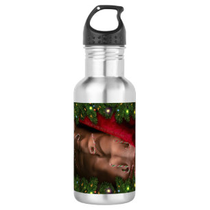 SlipperyJoe männliche Brustkorb Sechserpack Bauchs Edelstahlflasche