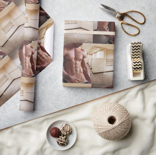 SlipperyJoe-Muschelmuskulatur-Armbanduhr Geschenkpapier (Kunsthandwerk)