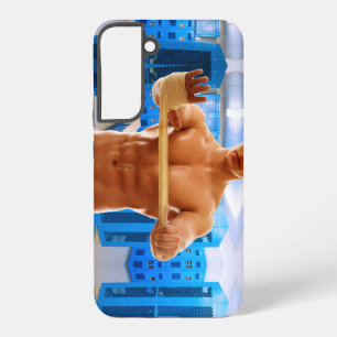 SlipperyJoe Musculus man abs locker Raum gekachelt Samsung Galaxy Hülle