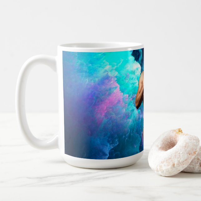 SlipperyJoe Muskel-Unterhosen-Wulst lebhaft h Kaffeetasse (Mit Donut)