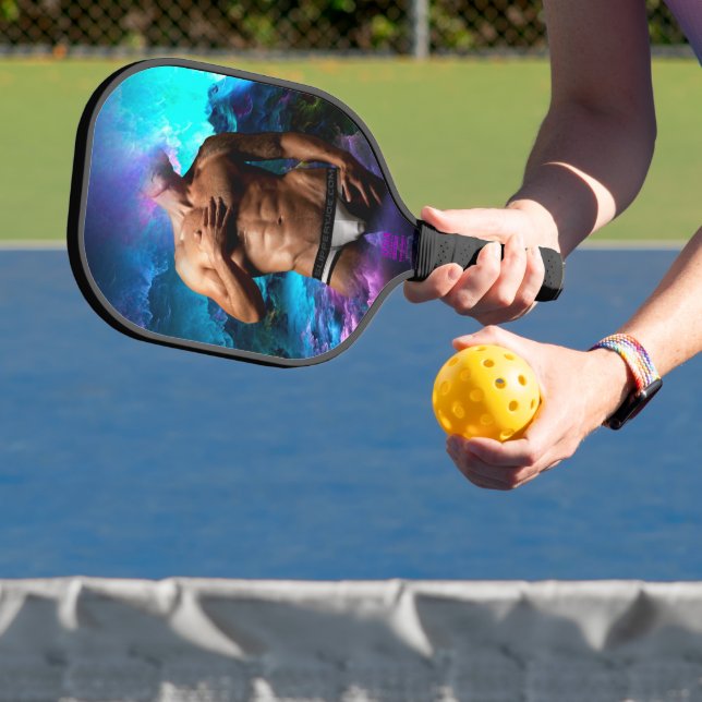 SlipperyJoe Muskel-Unterhosen-Wulst lebhaft h Pickleball Schläger (InSitu)