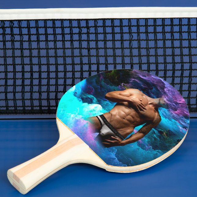 SlipperyJoe Muskel-Unterhosen-Wulst lebhaft h Tischtennis Schläger (InSitu)
