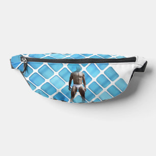 SlipperyJoe muskulöser Mann sechs Packungen abs mä Bauchtasche