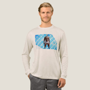 SlipperyJoe muskulöser Mann sechs Packungen abs mä Tri-Blend Shirt