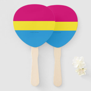 SlipperyJoe pansexual Stolz Fahne rosa Bernstein Fächer