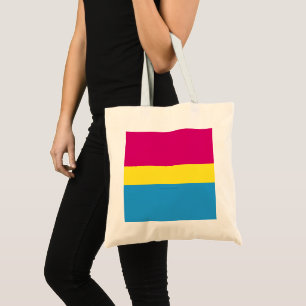 SlipperyJoe pansexual Stolz Fahne rosa Bernstein Tragetasche