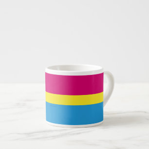 SlipperyJoe pansexuelle Pride-Flagge pink bernstei Espressotasse