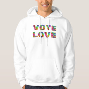 SlipperyJoe Stimme Liebe Gleichheit regenbogenfarb Hoodie