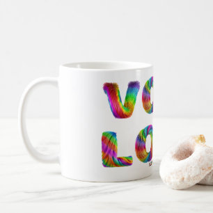 SlipperyJoe Stimme Liebe Gleichheit regenbogenfarb Kaffeetasse