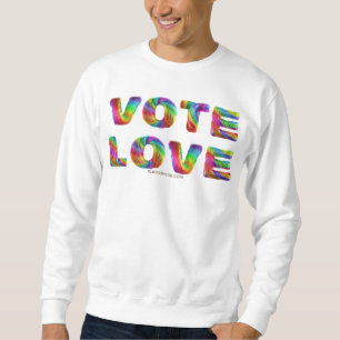 SlipperyJoe Stimme Liebe Gleichheit regenbogenfarb Sweatshirt