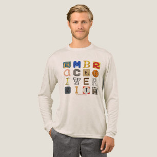 SlipperyJoe umarmt Vielfalt Metapher LGBTQIA glo Tri-Blend Shirt