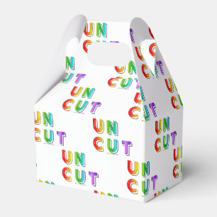 SlipperyJoe unbeschnitten lebendig lebhaft neon Re Geschenkschachtel