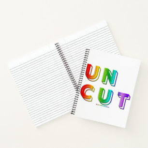 SlipperyJoe unbeschnitten lebendig lebhaft neon Re Notizbuch