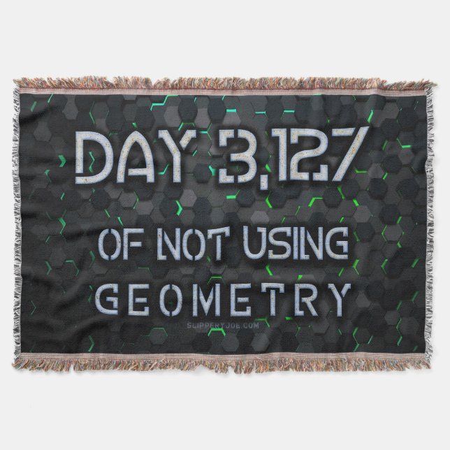 SlipperyJoe verwendet kein geometrisch vernetzende Decke (Vorderseite)