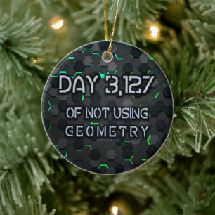 SlipperyJoe verwendet kein geometrisch vernetzende Keramik Ornament