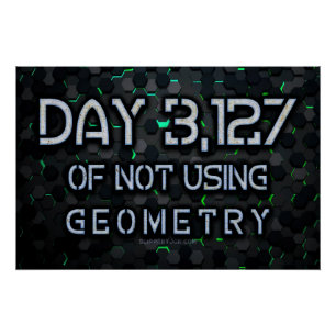 SlipperyJoe verwendet kein geometrisch vernetzende Poster