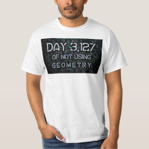 SlipperyJoe verwendet kein geometrisch vernetzende T-Shirt