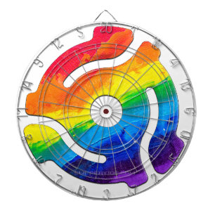 SlipperyJoe's 45-RPM-Plattenadaptervibran Dartscheibe