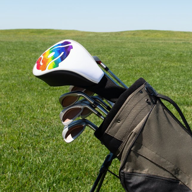 SlipperyJoe's 45-RPM-Plattenadaptervibran Golf Headcover (In SItu)