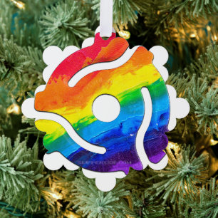 SlipperyJoe's 45-RPM-Plattenadaptervibran Ornament Karte