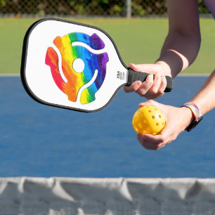 SlipperyJoe's 45-RPM-Plattenadaptervibran Pickleball Schläger