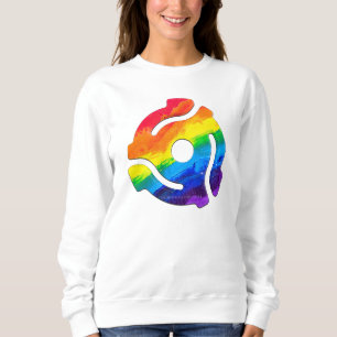 SlipperyJoe's 45-RPM-Plattenadaptervibran Sweatshirt