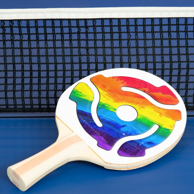 SlipperyJoe's 45-RPM-Plattenadaptervibran Tischtennis Schläger (InSitu)