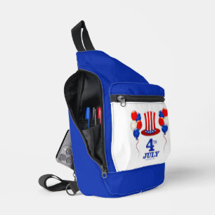 SlipperyJoe's 4. Juli Unabhängigkeitstag Klassiker Crossbody Bag