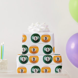 SlipperyJoe's 69 harter Billardtisch Geschenkpapier
