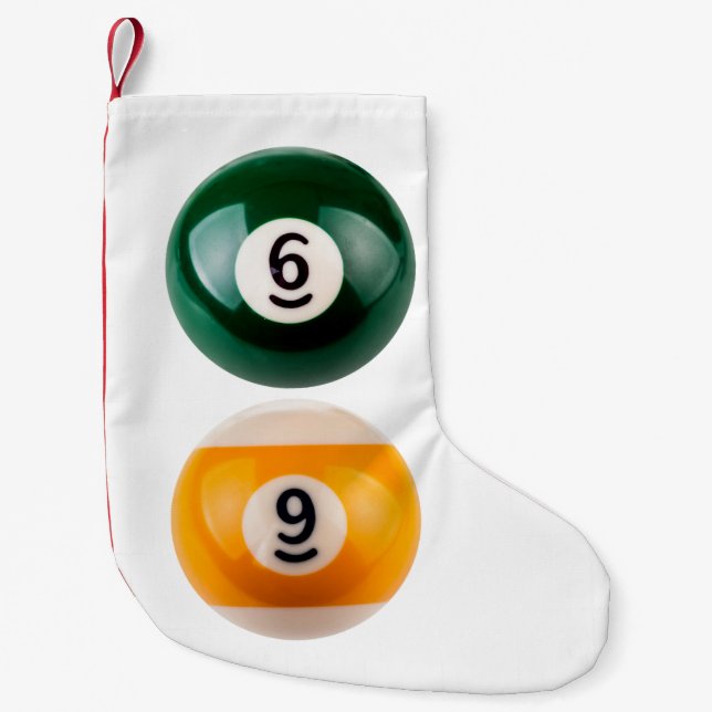 SlipperyJoe's 69 harter Billardtisch Kleiner Weihnachtsstrumpf (Vorderseite)