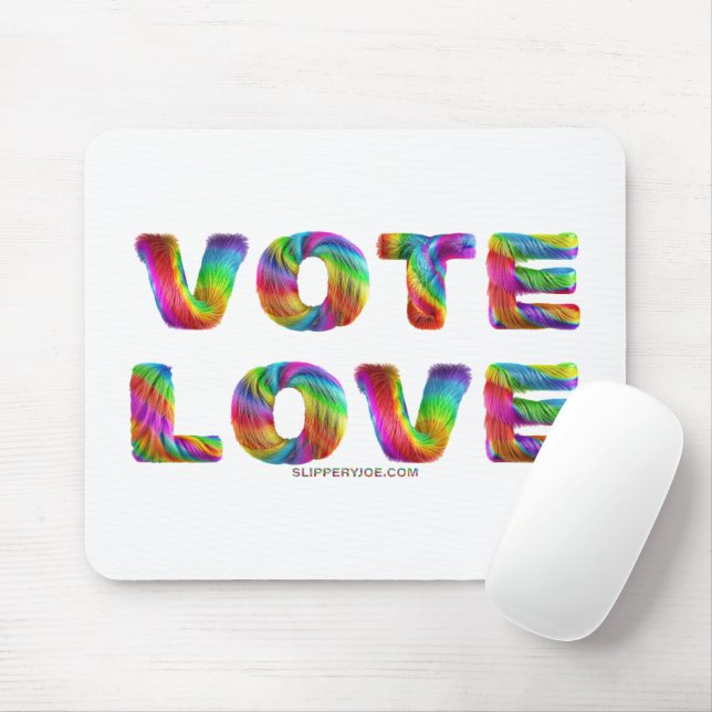 SlipperyJoe's Abstimmung Liebe Gleichstellung Gay  Mousepad (Mit Mouse)
