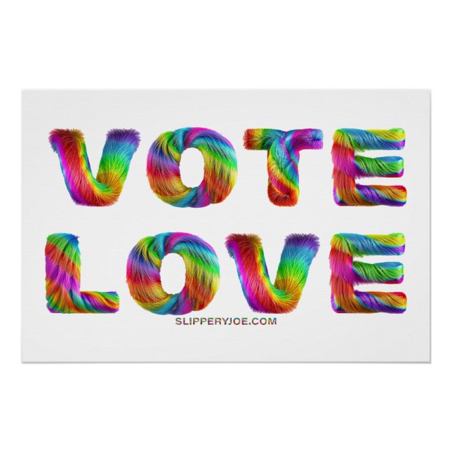 SlipperyJoe's Abstimmung Liebe Gleichstellung Gay  Poster (Vorderseite)