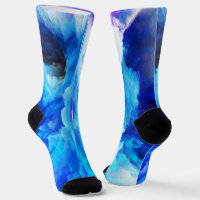 SlipperyJoe's abstraktes Cloud-Kunstwerk, farbenfr