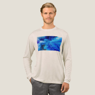 SlipperyJoe's abstraktes Cloud-Kunstwerk, farbenfr Tri-Blend Shirt