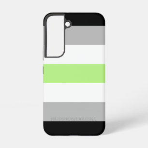 SlipperyJoe's Agender Pride Flag Gay Geschenke LGB Samsung Galaxy Hülle
