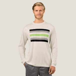 SlipperyJoe's Agender Pride Flag Gay Geschenke LGB Tri-Blend Shirt