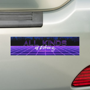 SlipperyJoe's allerlei falsche, fette 3D-Text Retr Autoaufkleber