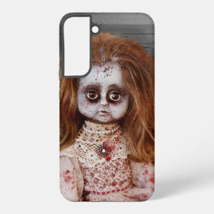 SlipperyJoe's alte Puppe Happy Halloween gruselige Samsung Galaxy Hülle