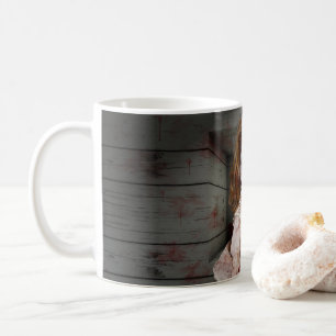 SlipperyJoe's alte unheimliche Porzellanpuppe Grus Kaffeetasse