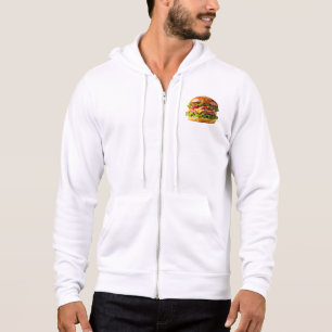 SlipperyJoe's appetitlicher Cheeseburger knusprig Hoodie