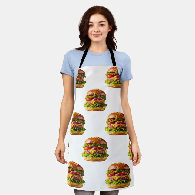 SlipperyJoe's appetitlicher Cheeseburger knusprig  Schürze (Getragen)