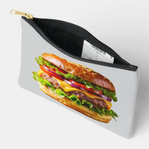 SlipperyJoe's appetitlicher Cheeseburger knusprig  Zubehörtasche